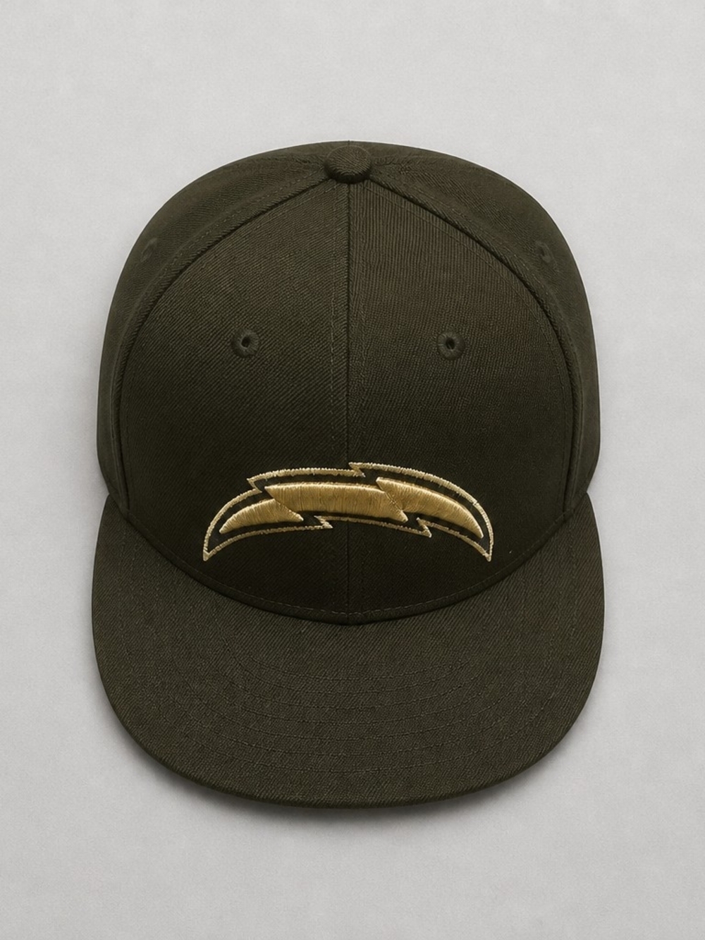 New Era 59FIFTY LA Chargers Fitted Hat 7 1/8 Black Gold Satin Undervisor NFL